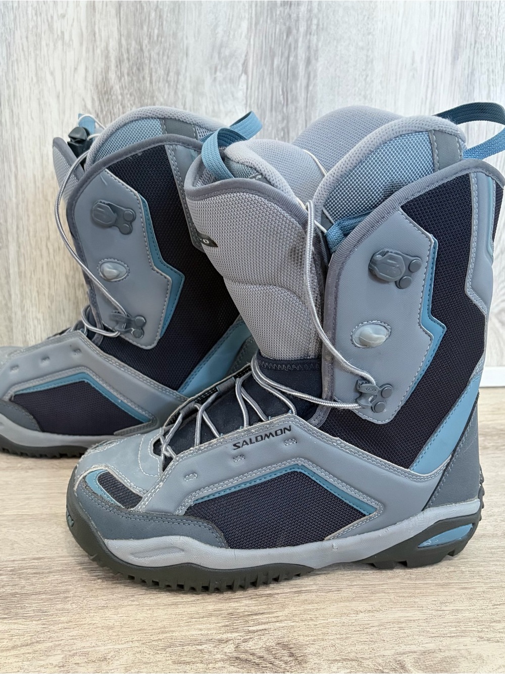 Salomon Optima Snowboarding Boots Womens 7.5 Blue Agion Snow